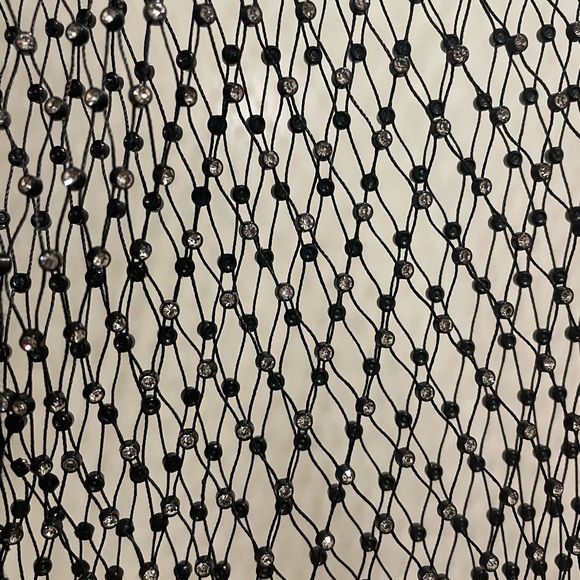 Hanica Rhinestone Mesh Overlay Dress - perfect for bachelorette party or concert - Picture 5 of 6